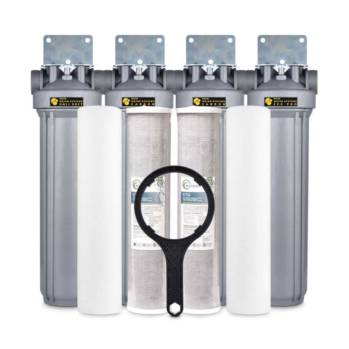 CBS OnliSoft Salt-Free Water Conditioner Whole House Water Treatment System