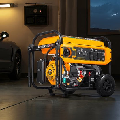 Portable Generator, Gasoline 13500W Peak Watt, LPG 12000W Peak Watt & Natural Gas 11000W Peak Watt Tri-Fuel Generator, Home Backup Generators with Electric Start, Gas, LPG & Natural Gas Powered