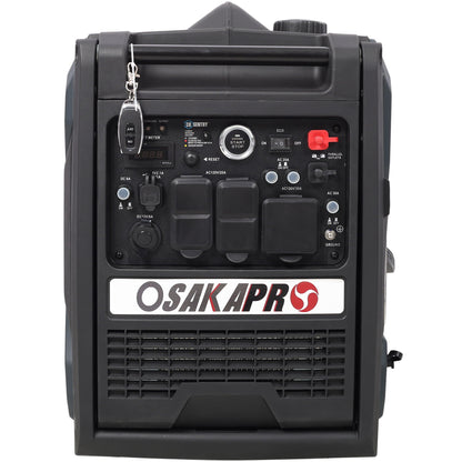 Super Quiet 5.5Kw Dual Fuel Inverter Generator with Electric & Remote Start - Dark Gray