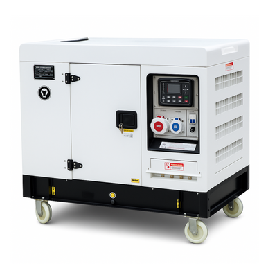 Diesel Generator Built for Silent Power, 7.0 kW Output, Digital Control Panel, 18L Fuel Capacity